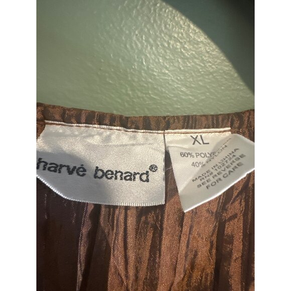 Y2K Brown Ruffle Hem Top Women’s XL Fall Coquette Fall Retro Cottagecore Y2K - Picture 3 of 6